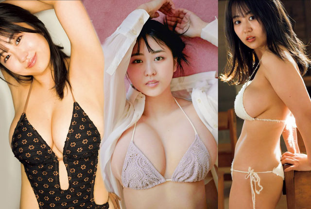 福井梨莉華 巨乳過ぎるぜ水着グラビア画像
